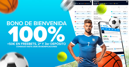 ⚽ Bono Bienvenida Deportes — 100% hasta 150 €