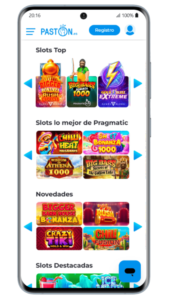 Tragamonedas populares en paston casino
